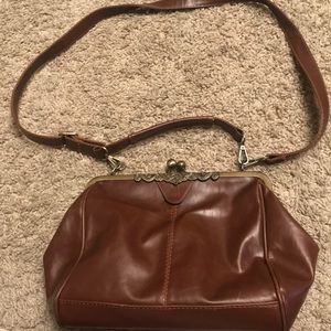 Vintage-style satchel
